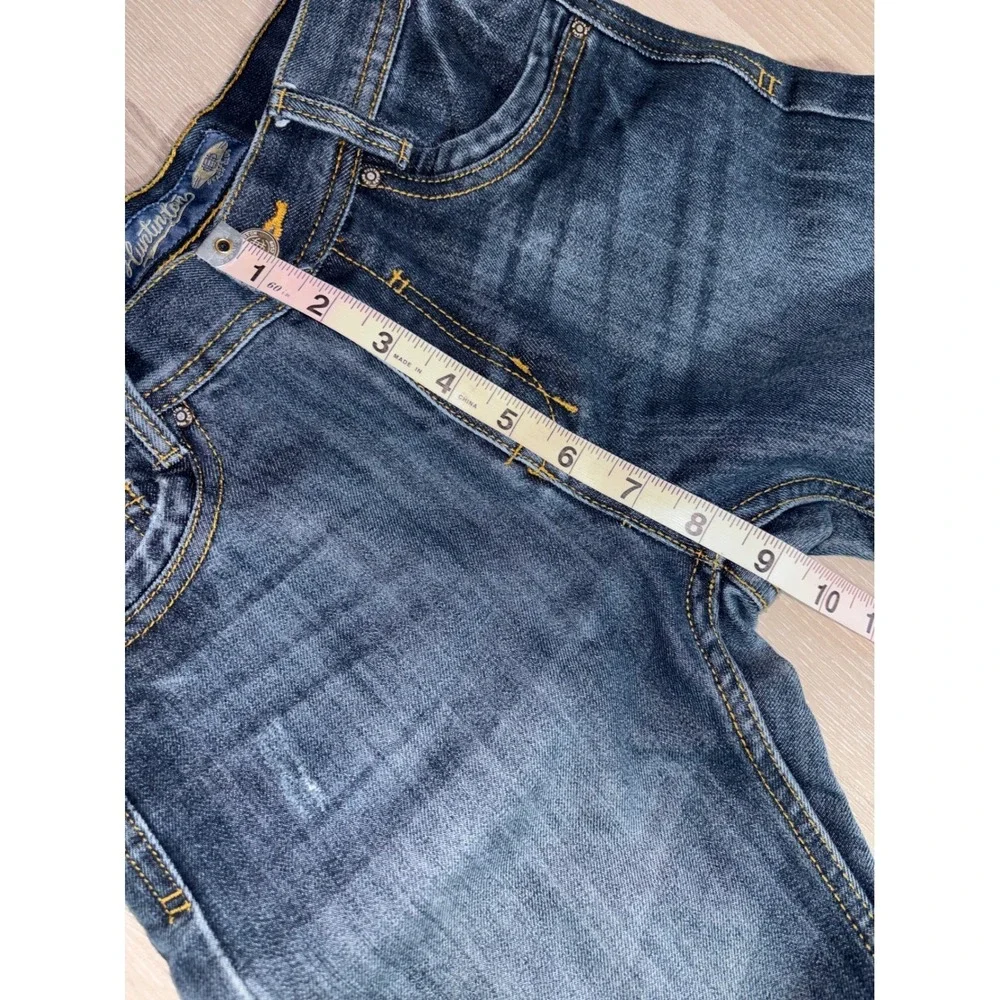 Huntington Beach Club Boys Dark‎ Wash Straight Leg Jeans Size 12 Blue Denim